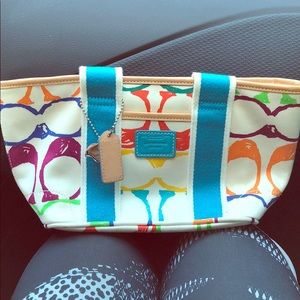 Coach Fabric Mini Leatherware